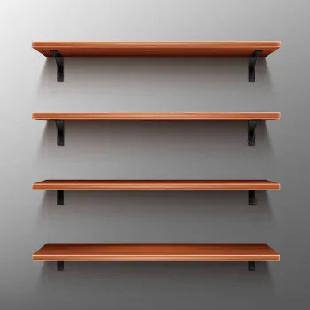 Wooden Display Rack 